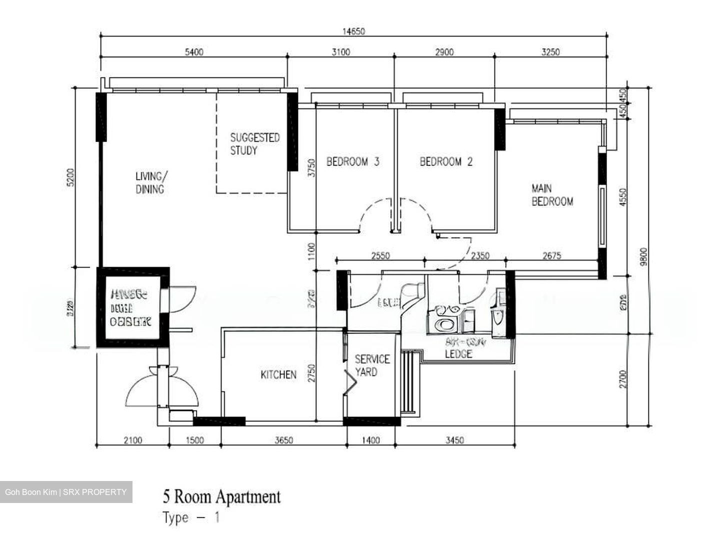 Blk 473D Hougang Parkedge (Hougang), HDB 5 Rooms #556449991